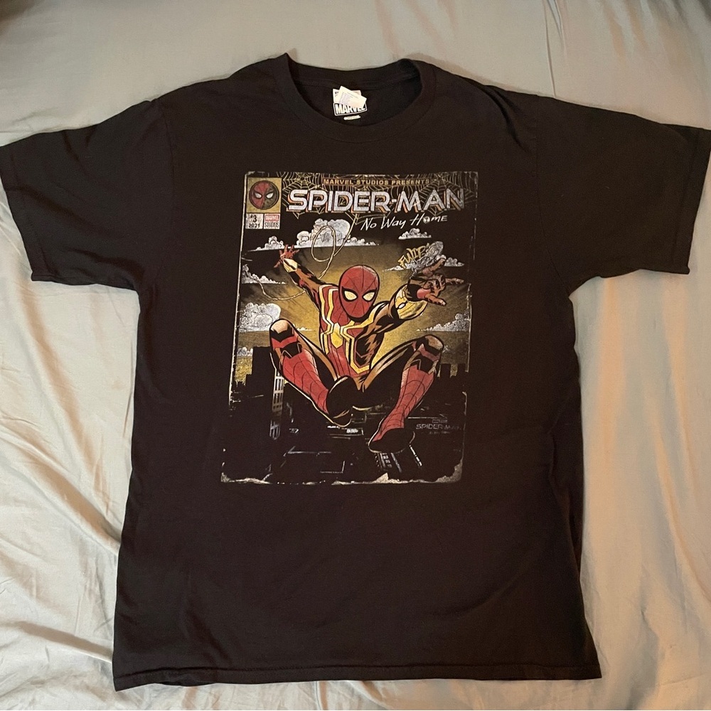 Marvel Spider-Man Black T-Shirt for Men
